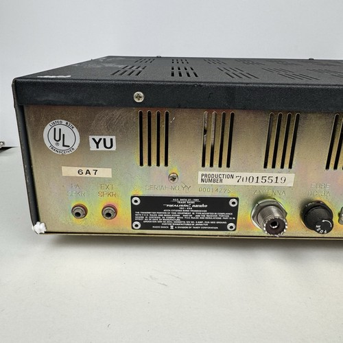 REALISTIC NAVAHO TRC-458 SSB/AM BASE CB RADIO. Untested Parts Or Repair - Bild 5 von 11