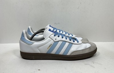 Adidas Samba OG Shoes Sneakers JI2003 Men's Size 12 White Sky Blue