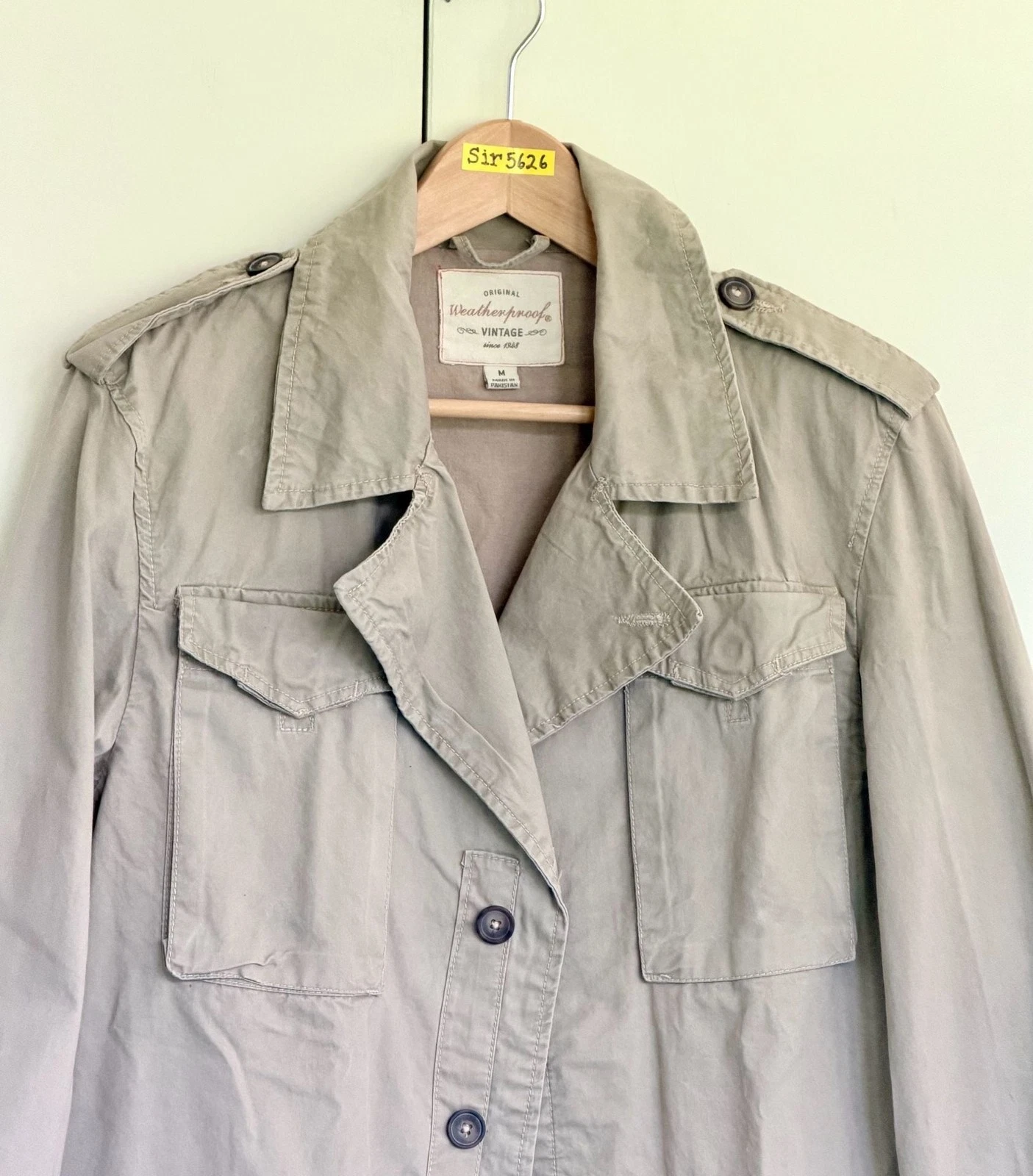 Weatherproof Vintage Military Field Jacket Men’s Size Medium