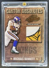 2003 Playoff Absolute Memorabilia Michael Bennett Canton Absolutes Patch #/150