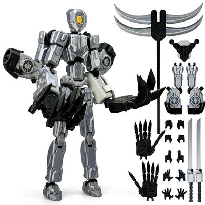 T13 Assembly Completed Action Figure, T13 Multi-Jointed Movable Robot Action ...