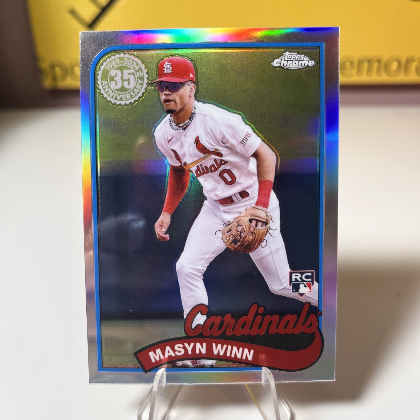 2024 Topps Chrome - 1989 Topps Baseball Masyn Winn #89CB-17 (RC)