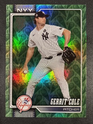 2026 Topps Series 2 Gerrit Cole Ice Cream Parallel #450 Serial 09/50 Yankees