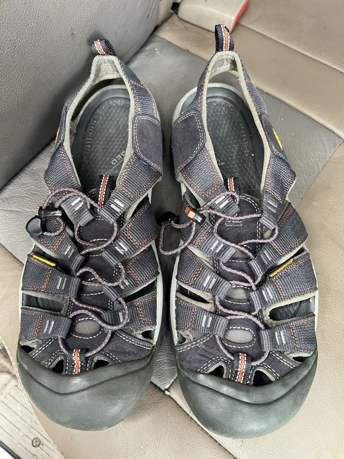 Sandali da trekking KEEN Newport H2 neri impermeabili punta cappuccio 110230 uomo taglia 12