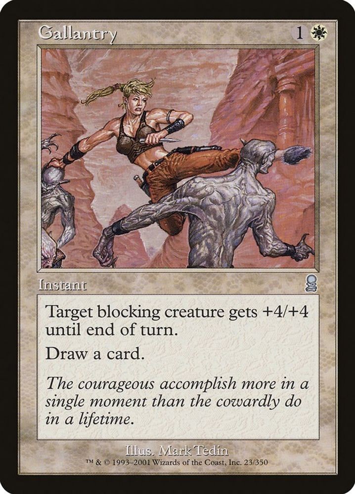 2001 Magic: The Gathering: Odyssey - Gallantry (#23, U, Near Mint)