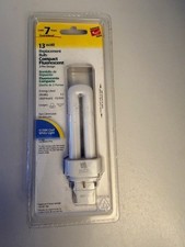 New Commercial Electric 13 Watt Replacement Bulb Compact Fluorescent 2Pin Design