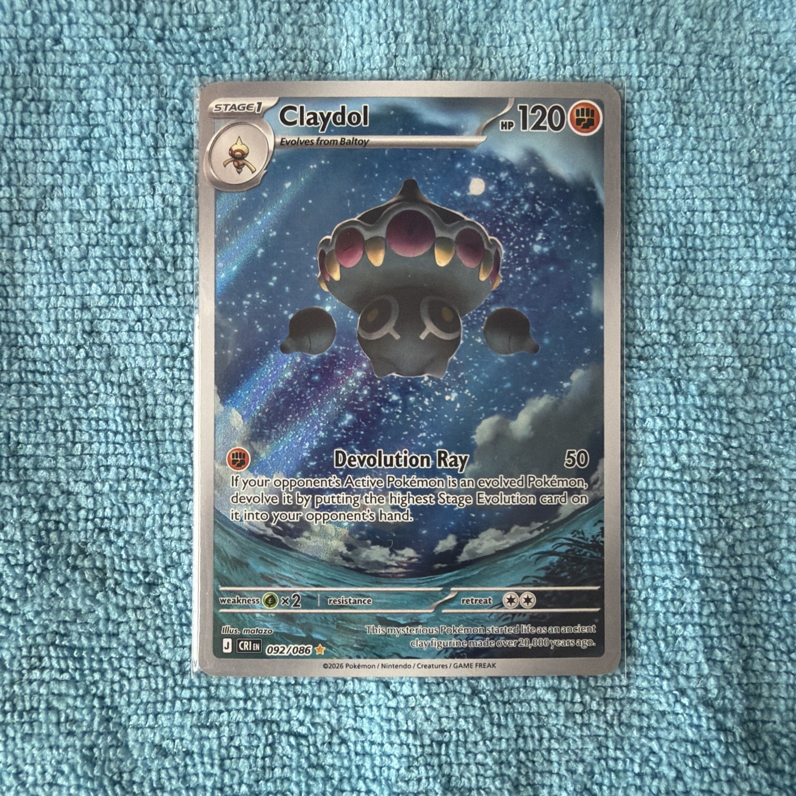 Pokemon Claydol (92/126) Chaos Rising NM HOLO