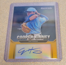 COOPER KINNEY 2022 PRIZM DRAFT PICKS ROOKIE GOLD AUTOGRAPH SP/10 #AU-CK RC AUTO