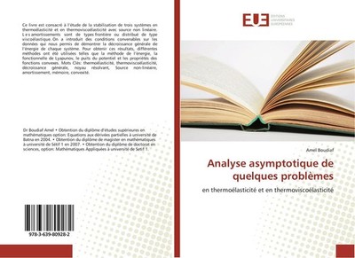 Analyse asymptotique de quelques problèmes Amel Boudiaf