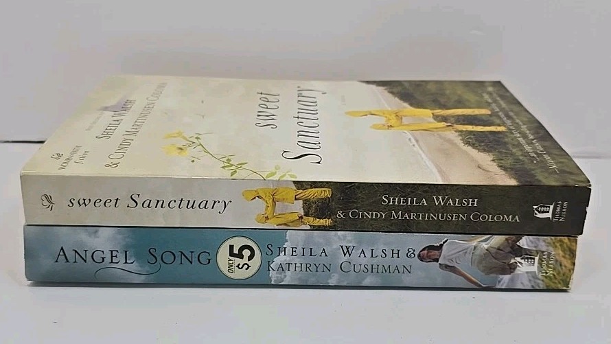 Pair of Novel's By Sheila Walsh & Cindy Martinusen Coloma Sweet Sanctuary Angel