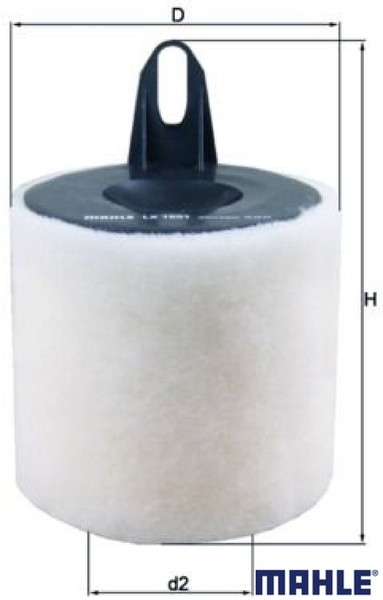 Mahle LX1651 Luftfilter Luftfiltereinsatz FüR Bmw-image