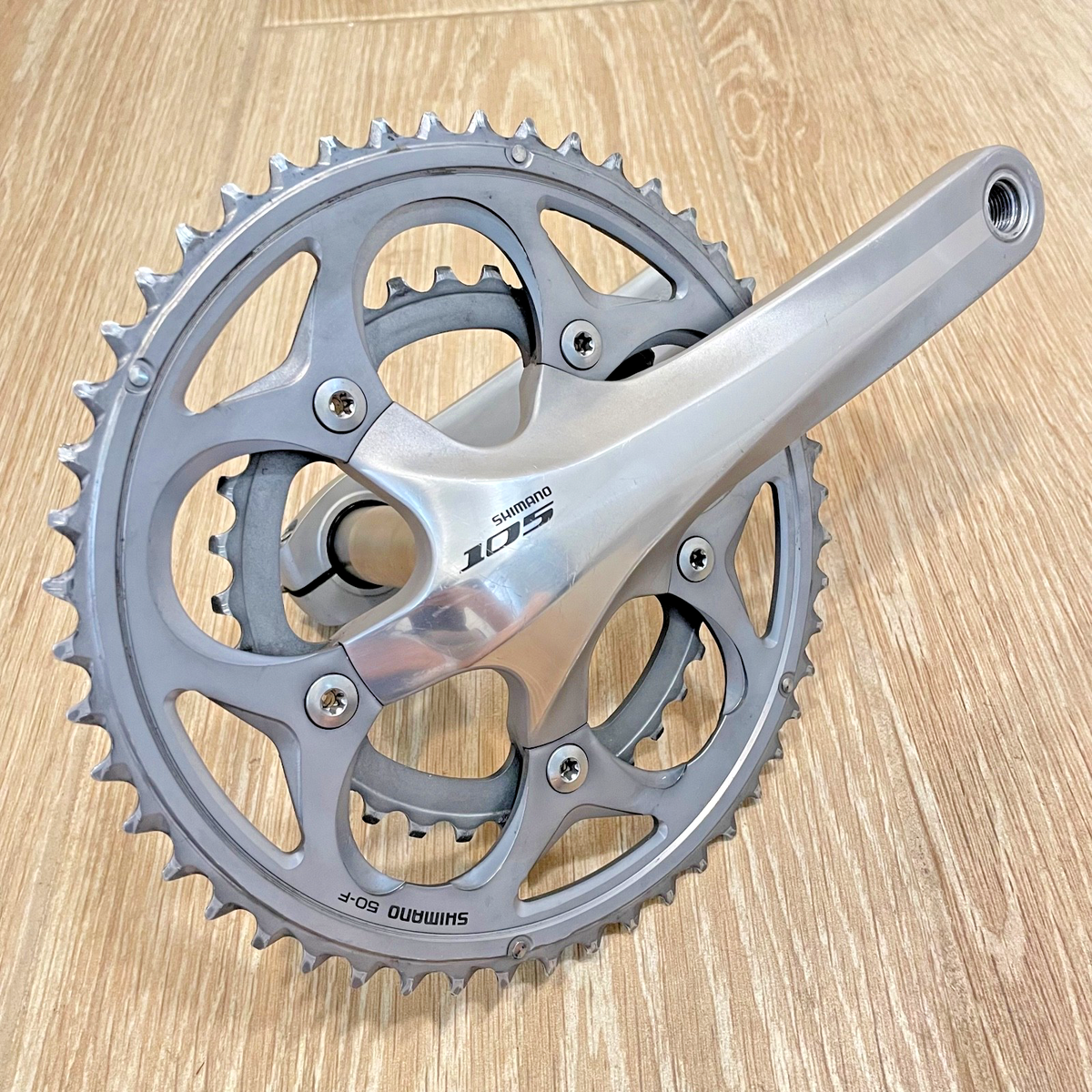 SHIMANO - シマノ SHIMANO 105 FC-5750 50T-34T Shimano 105 5750 Compact Crankset, 50/34t | Tree Fort Bikes