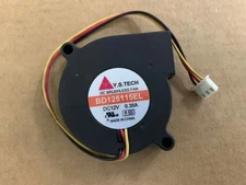 1PC  3-wire large air volume blower cooling fan 5015 BD125115EL 12V 0.35A