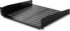 2U Server Rack Shelf - Universal Vented Rack Mount Cantilever Tray for 19" Netwo