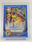 AARON NESMITH 2025-26 BOWMAN CHROME AUTO BLUE X-FRACTOR /150 PACERS Q3882