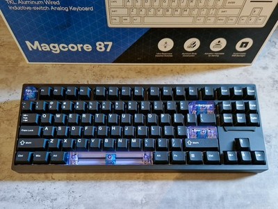 TKL Gaming Tastatur, Epomaker Magcore 87 Induktion Mechanical Switch