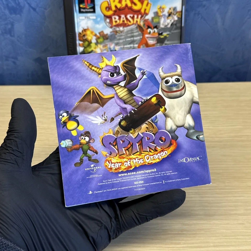 Crash Bash PS1 PAL ITA Italiani Prima Stampa Black Label Completo PlayStation 1 - Immagine 4 di 4