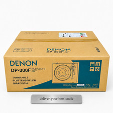 Denon DP-300F Automatic Analog Turntable Record Player Premium Silver New JP