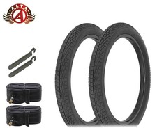 ALTA 20x2.40” Black Street Park BMX Tires – Semi-Slick Grip Freestyle Bikes 6pc.