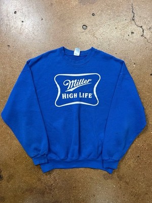 Vintage Miller High Life Sweatshirt Men s 2XL Y2K Pullover Crewneck Delta Tag