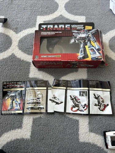 Vintage G1 Prowl Transformers Autobot w/ Box & Accessories (1984)