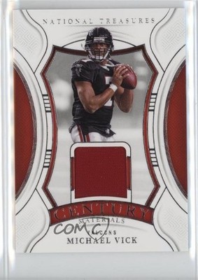 2024 Panini National Treasures Century Materials 17/99 Michael Vick #CM-MVK 17lu