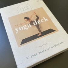 Calm Club Yoga Deck 52 Yoga Poses Cards For Beginners Hatha Yogi Learn Luckies