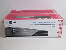 LG RC388 DVD/VHS video recorder, original packaging  new, 2-year warranty