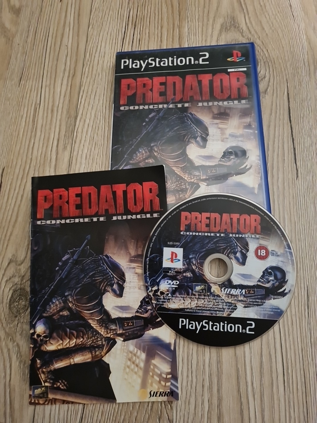 Sony Playstation PS2 - Predator Concrete Jungle - PAL CIB FR