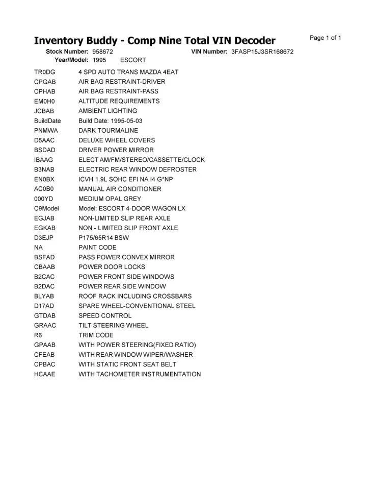 Bisagra del capó izquierdo del conductor para 91-96 ESCORT 369919 Foto 2 de 4