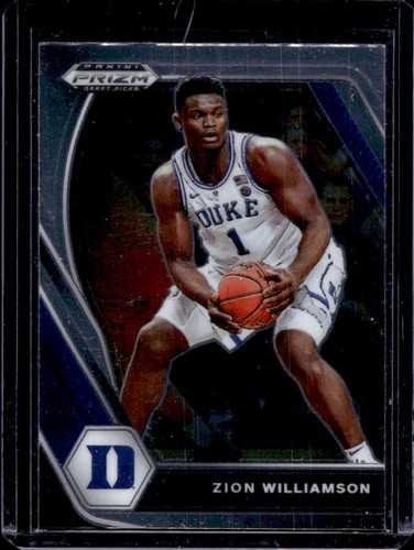 2021-22 Panini Prizm Draft Picks Zion Williamson #63 Duke Blue Devils