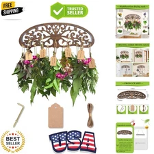 Space-Saving Herb Drying Rack with Vintage Tree Design - Home Decor Essential