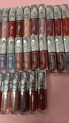 L'Oréal Paris Plump Ambition Hyaluron Lip Oil Full Size Mixed Lot Shades(50) image 3