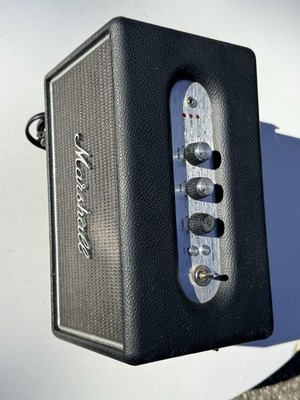 Marshall Kilburn I Black Portable Bluetooth Speaker Tested Working   w/ Cord