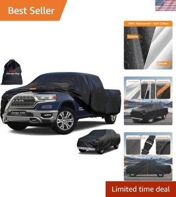 Custom Fit Waterproof Truck Cover for Dodge Ram 1500 (2009-2025) Crew Cab