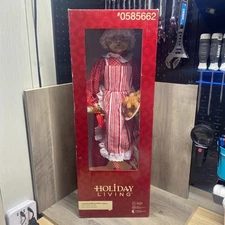 Holiday Living Animated Mrs Claus Doll 28” Missing Power Untested 🎄