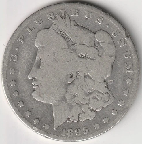 # 2 SEMI-KEY 1895-O MORGAN DOLLAR G-VG