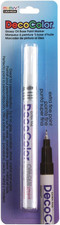 UCHIDA 130-C-0 Marvy Deco Color Extra Fine Opaque Paint Marker, White