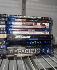 LOT DVDs / Blu-ray Discs Movies 250