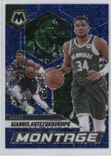 2024 Mosaic Montage Fast Break Blue Prizm 49/85 Giannis Antetokounmpo #17 0xb8