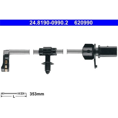 ATE Warnkontakt für Bremsbeläge hinten rechts für Audi A6 A7 E-Tron Q5