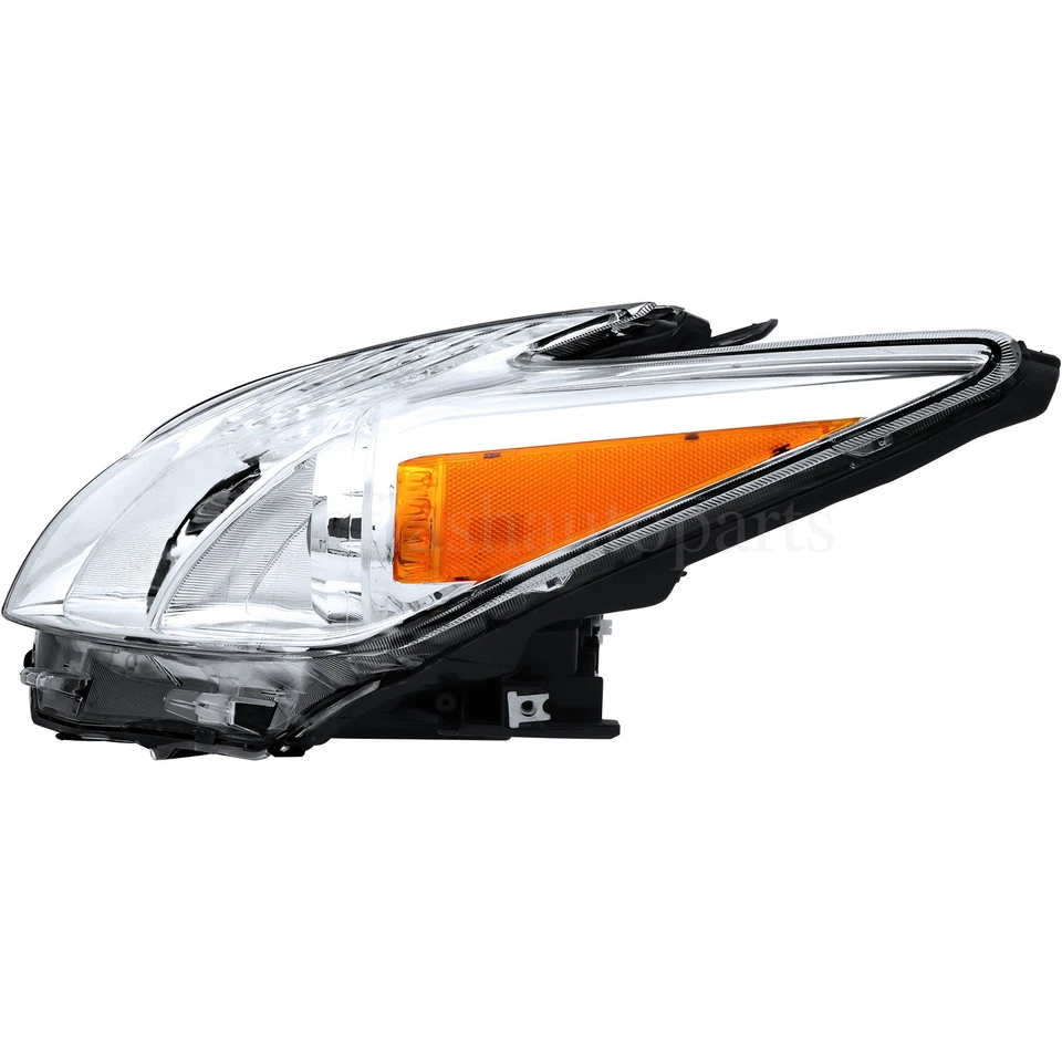 Par de faróis faróis para motorista passageiro para 2012 2013 2014 2015 Toyota Prius - Imagem 3 de 4