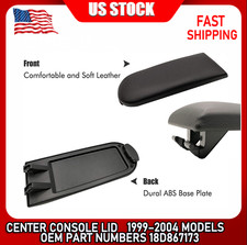 Black Center Console Arm Rest Cover Lid For Vw Jetta Golf Mk4 Passat 1999-2005 Black Center Console Arm Rest Cover Lid For Vw Jetta Golf Mk4 Passat 1999-2005