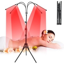 4-Head Red Light Therapy Device W/ 660nm/850nm Wavelengths for Face  Body Care