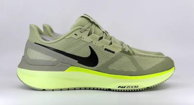 Nike Air Zoom Structure 25 UK 9,5 Olive Green Aura Black Barely Volt DJ7883-302