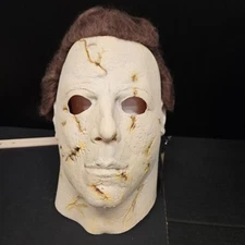 Halloween Michael Myers 2007 Full Mask Rob Zombie Trick or Treat Studios NEW NWT