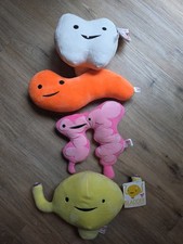 I Heart Guts Plush Toy Lot. Tooth, Appendix, Colon, Bladder.