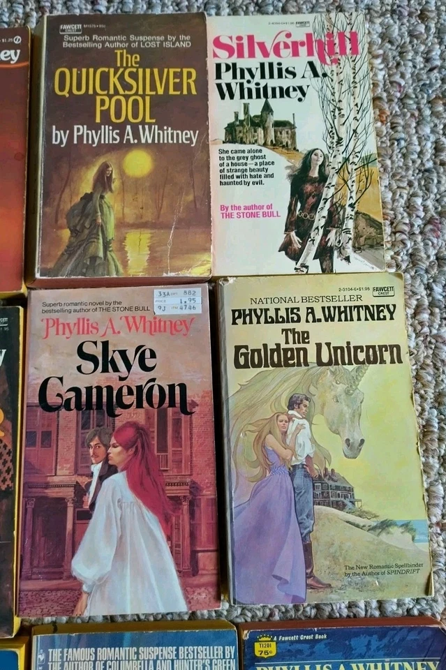Phyllis A. Whitney - Vintage lot of 14 PB Books - Thriller, Romance, Mystery - Imagem 3 de 4