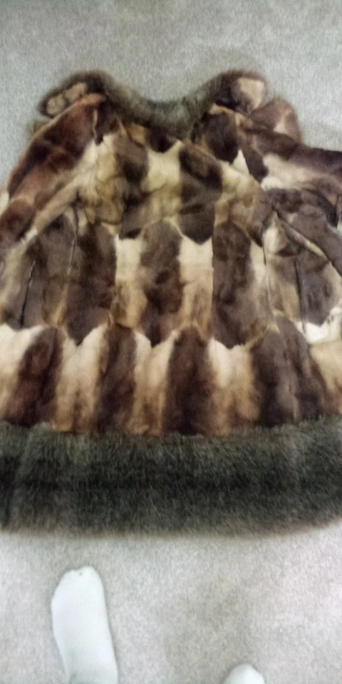 Винтажный 60-х Rosewin "Mod" "Penny Lane" искусственного меха пальто. - Изображение 2 из 4