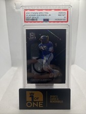 2021 Spectra - Deep Space - PSA 8 - Vladimir Guerrero Jr - Blue Jays 